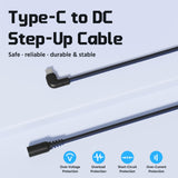 2-Pack 12V Heated Jacket USB-C to DC Step-Up Adapter Cable for Milwaukee M12