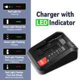 20V 2A Charger For Black and Decker Drill LBXR20 LBX4020 LBXR2020 BDCAC202B