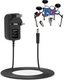 AC Adapter For Alesis Nitro Pro Electric Drum Kit with Dual Zone Quiet Mesh Pads