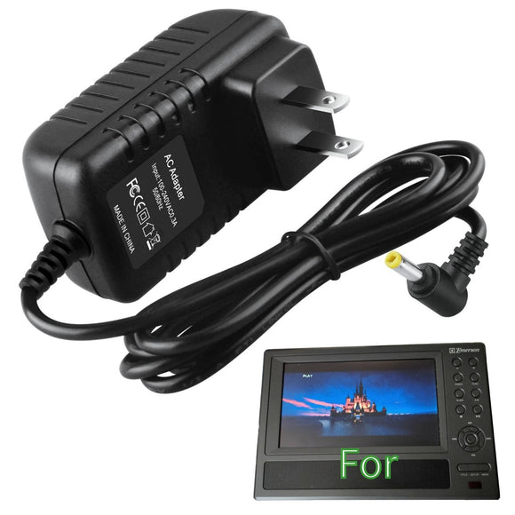 AC Adapter for Emerson LCD-0700E PDE2717 PDE2722 PDE2725N DVD Player Charger