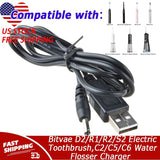 AC Charger For Bitvae D2/R1/R2/S2 Electric Toothbrush,C2/C5/C6 Water Flosser