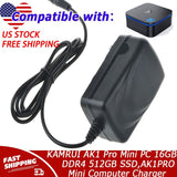 12V Charger For KAMRUI AK1 Pro Mini PC 16GB DDR4 512GB SSD, AK1PRO Mini Computer
