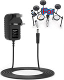 AC Adapter For Alesis Nitro Max Kit Electric Drum Kit with Quiet Mesh Pads