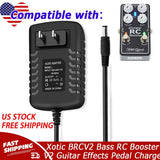 9V AC Adapter For Xotic BRCV2 Bass RC Booster V2 Guitar Effects Pedal Charger