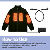 12V Heated Jacket Battery Cable for Milwaukee M12 for Makit 30cm Type-C to 5.5mm