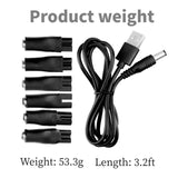 7PCS 5V USB Charging Cable for Philips Multigroom QT QG BG HQ-8505 Razors