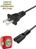 5ft UL AC Power Charger Cord Cable For Frigidaire EFMIS462 Retro Mini Fridge