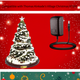 4.5V DC Adapter For 2004 Thomas Kinkade Village Christmas Illuminated Tree 87303
