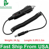 Car DC Adapter for Zebra ZQ510 ZQ500 ZQ520 Mobile Printer Power Supply Cord