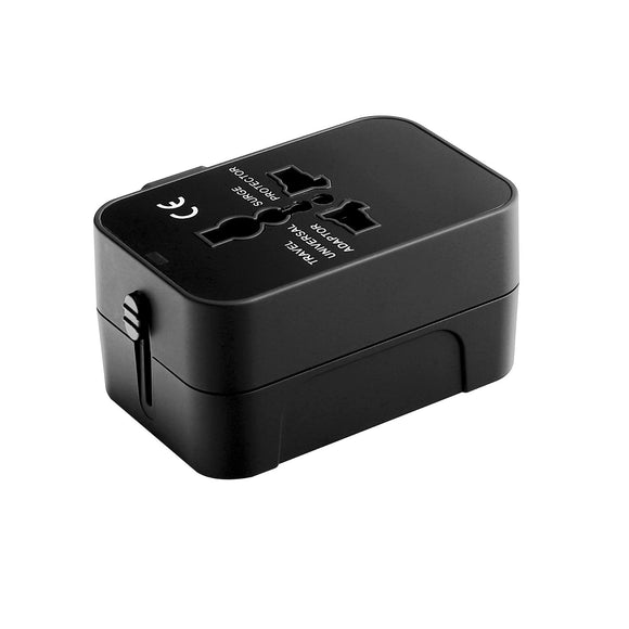 Universal Travel Adapter with USB C - Worldwide Plug for USA EU UK AUS