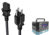 UL 6ft Adapter Cord Cable for Wagan EL8835 Lithium EX5  Power Station