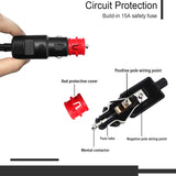 Power Cord Cable Compatible with 12V Fridge Freezers DC 12V Car Refrigerator RV