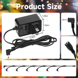5V Power Cord For Hallmark Keepsake Storytellers and Magic Ornaments with 7 Plug