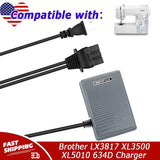Foot Speed Control Pedal+Cord for Brother LX3817 XL3500 XL5010 634D 929D 760DE