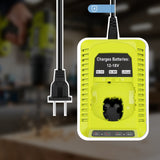 Charger for Ryobi 18V MAX One+ Battery P100 P102 P103 P105 P107 P108 1400670