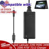 AC Adapter Charger Power For Dell Latitude 3390 P69G 3490 3590 P75F 7212 E5450