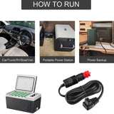 DC 12V Power Cord Car Fridge For ICECO, Setpower, JoyTutus Car Refrigerator