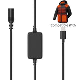 USB-C 12V Step-Up Heated Hoodie Cable for Metabo AEG Ridgid Revean