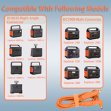 Car Charger Cable 14AWG 12V/24V DC7909/8020 Plug for Jackery Explorer 700 Plus