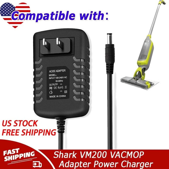 13.5V AC/DC Adapter Charger for Shark VM200 VM20026 VM200C UM200 Series