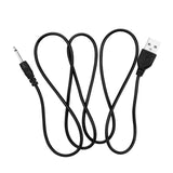 3ft Black USB DC Power Adapter Charger Cable Lead for Aroprank Wand Vibrator