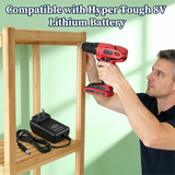 AC Charger Power Supply for Hyper Tough HT06-0900500U 8V Cordless Drill Tool