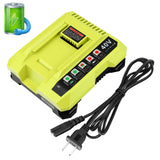 40V Charger For Ryobi 40V Battery OP4040 OP4050 OP4060 OP4075 OP40261 OP40601