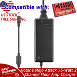 AC Adapter For Hotone Mojo Attack 75-Watt 2 Channel Floor Amp Power Supply Cord