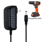 AC/DC Adapter for Black & Decker CDC1800 Type 1 18V Drill Driver Charger