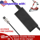24V 2A Battery Charger For Electric Scooter Electra Scoot-N-Go AC Power Adapter