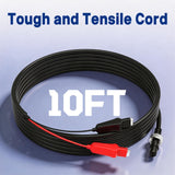 5 PCS 10FT Electric Fishing Reel Power Cord For Daiwa reel Tanacom 750 1000