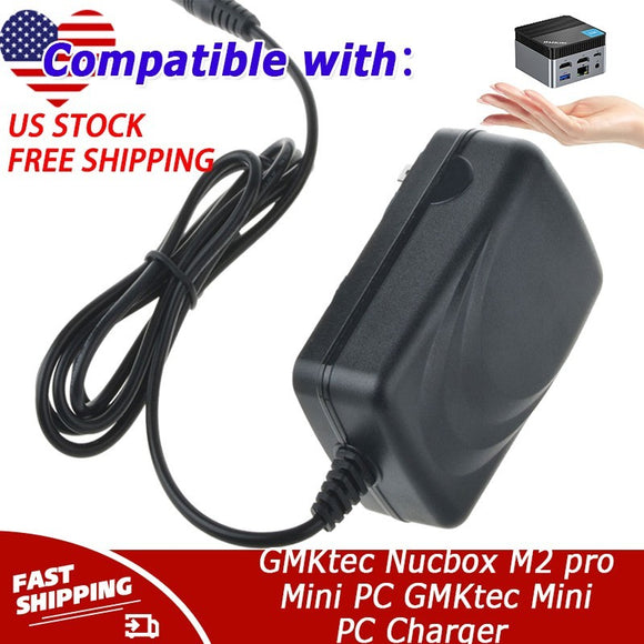 12V AC Charger For GMKtec Nucbox M2 pro Mini PC GMKtec Mini PC