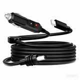 DC Power Cable 16.4FT for Starlink Mini 100W+ USB C 12-24V Cigarette Lighter