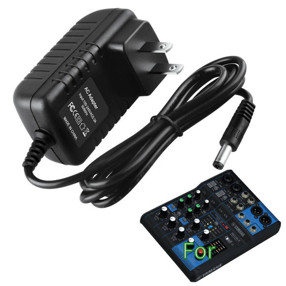 12V AC Adapter for Yamaha MG06 MG06X Mixer Console Power Supply Charger