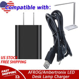 Led Desk lamp Charger,USB Power Adapter for AFROG/Ambertronix LED Desk Lamp
