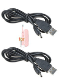 2Pack Charger Cable for Aquasonic Icon & Rtauys M5 Sonic Rechargeable Toothbrush