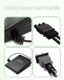 Foot Pedal Power Cord for Janome Sewing Machine 033770217 hd1000 hd3000 128 2212