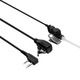Earpiece with PTT/Mic for Kenwood Baofeng SAMCOM BTECH Retevis Walkie Talkies