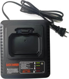 40V Max Charger for Black & Decker LBXR36 LBXR2036 LBX36 LST540 LCS1240 LST136W