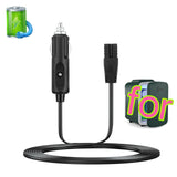 12V Car Charger for Wdemna AAD-4LA Mini Fridge 4 Liter Skincare Thermoelectric