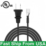 6ft UL Internal Power Cord For Philips 50PFL5604/F7 50PFL5604/F7A 50PFL5703/F7