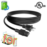 UL 6ft Power Cord For Roborock S8 Max Ultra with RDS Robot Vacuum Mop