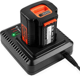 40V Max Charger for Black & Decker LBXR36 LBXR2036 LBX36 LST540 LCS1240 LST136W