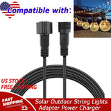 Waterproof Extension Cable for Solar Outdoor String Lights