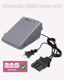 Sewing Machine Foot Pedal and Power Cord for Brother jx2517 lx3817 ls2125 xm2701