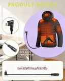 12V Heated Jacket Charger USB Step Up DC Plug For Revean,Craftsman,AEG,Makita