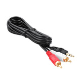 3.5mm To 2 RCA Audio Line-In Cable For Roland CD-2 CD-2E CD-2i CDX-1 Recorder