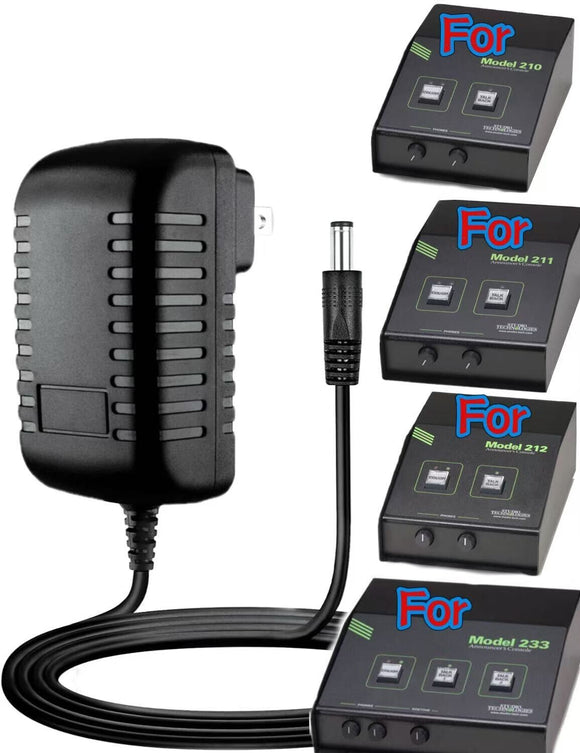 AC Adapter For Studio Technologies Model 210 /211 / 212 / 233 Announcer's Cons