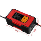 12V 7A Battery Charger & Maintainer with Repair Mode for LiFePO4, SLA, Gel, AGM