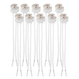 Ceramic Bi-Pin Socket Adapter For G4 GU5.3 G6.35 GY6.35 Light Bulbs 10PCS